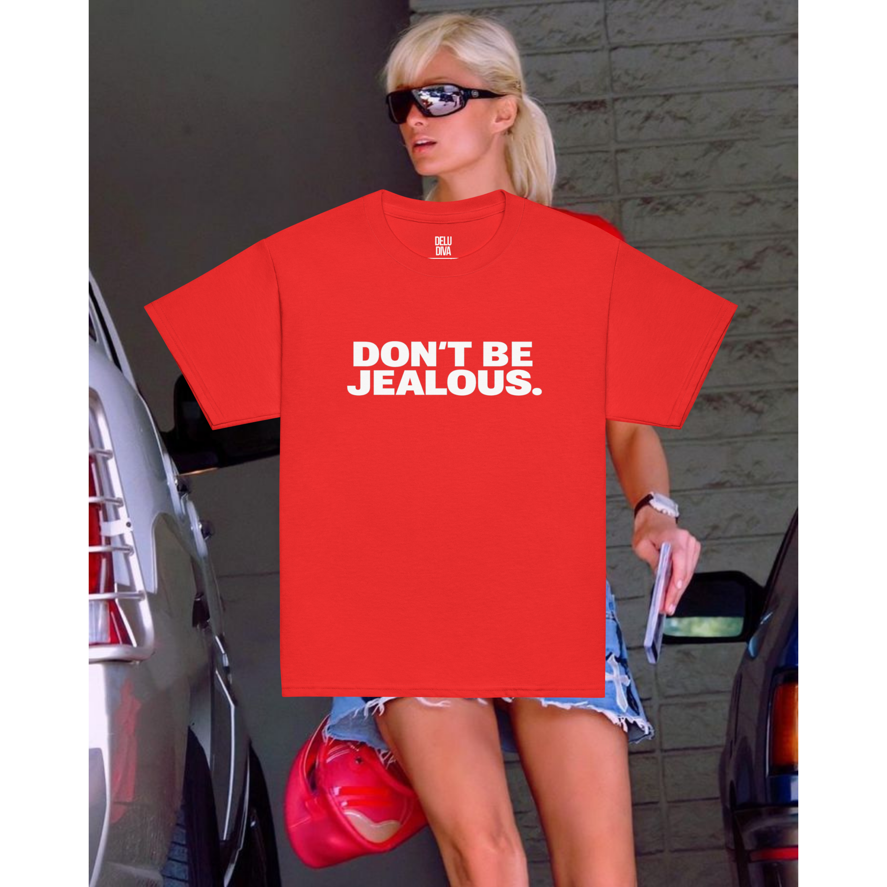 Don't Be Jealous Baby Tee (Paris Hilton)