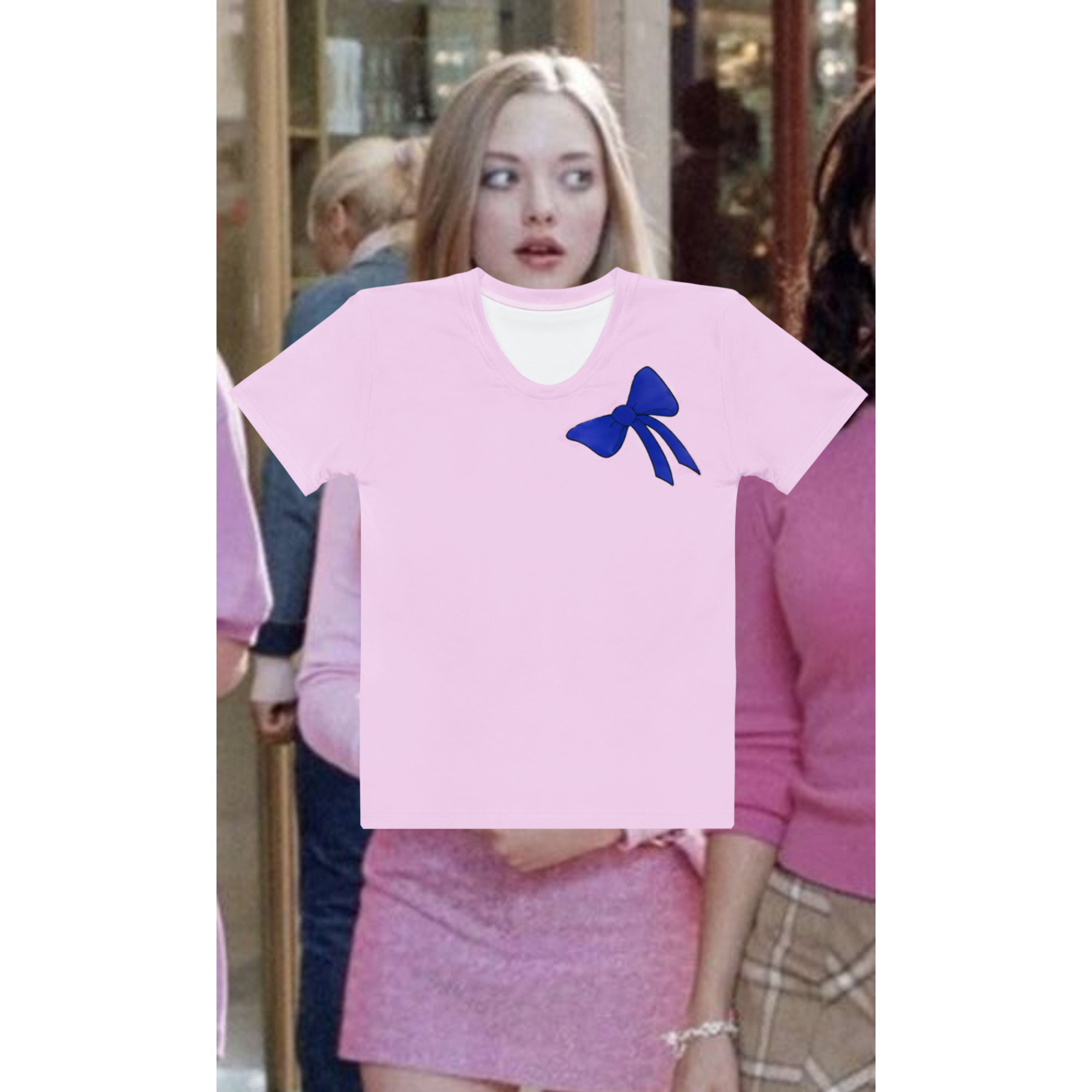 Blue Bow Shirt (Karen Smith From Mean Girls)