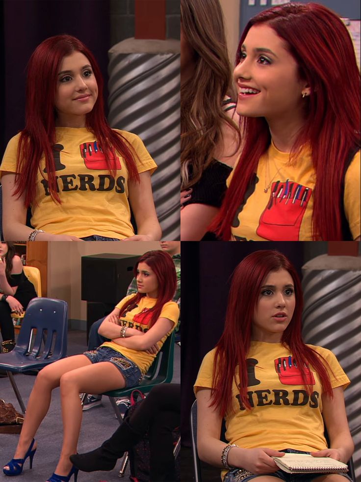 I Love Nerds T-Shirt (Cat Valentine From Victorious)