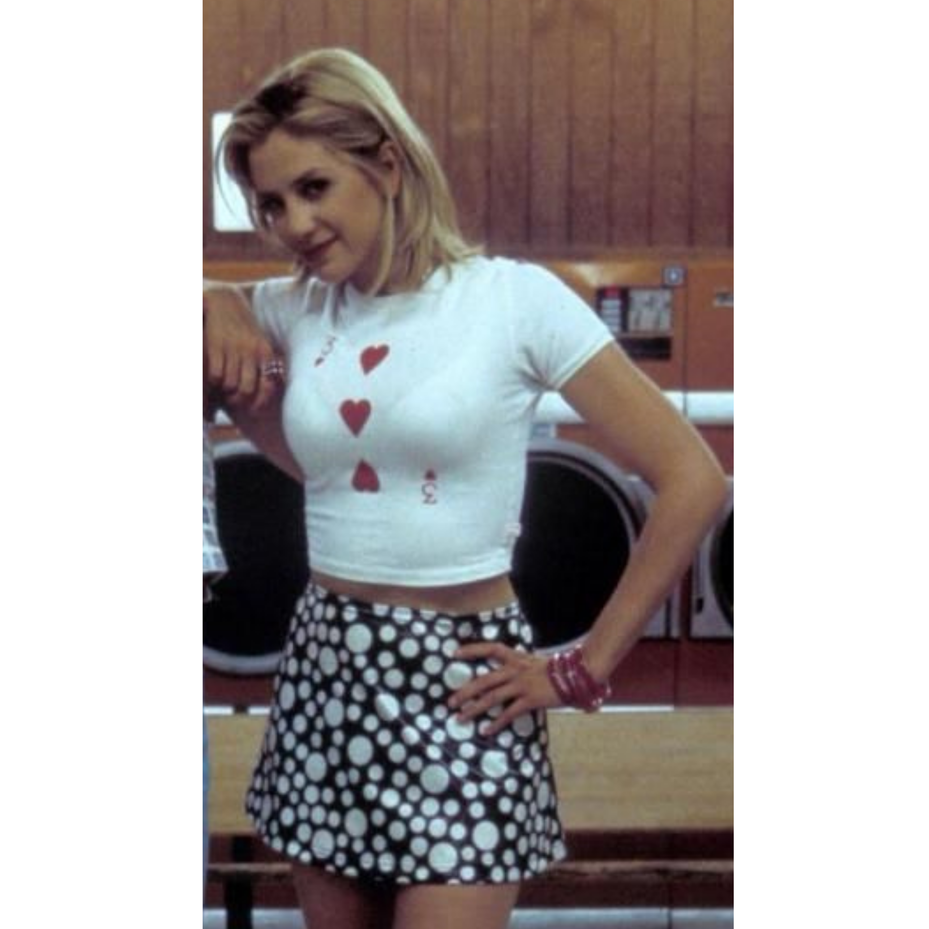 Three of Hearts T-Shirt (Romy White From Romy and Michele's High School Reunion)