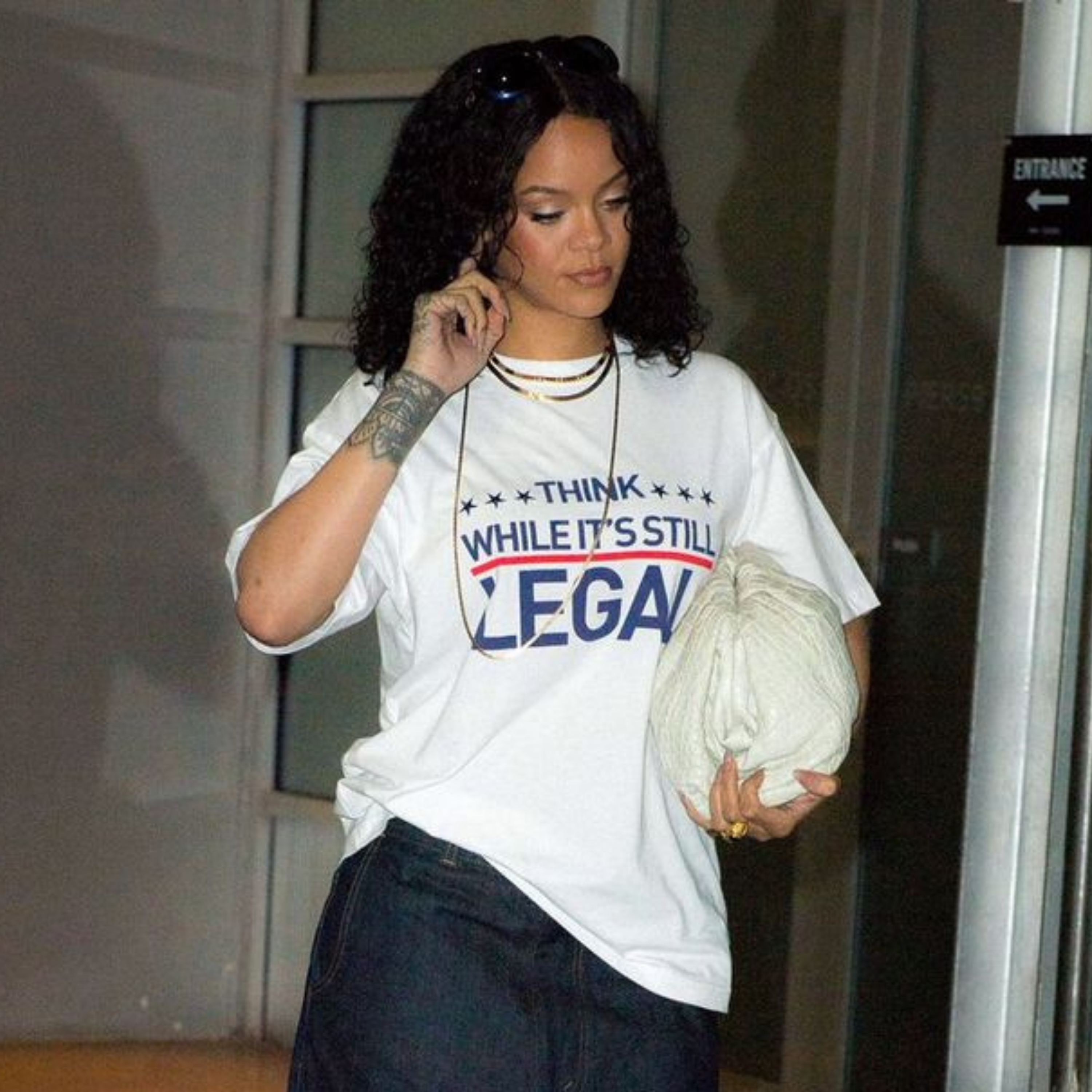 Think While It's Still Legal Oversized T-Shirt (Rihanna)