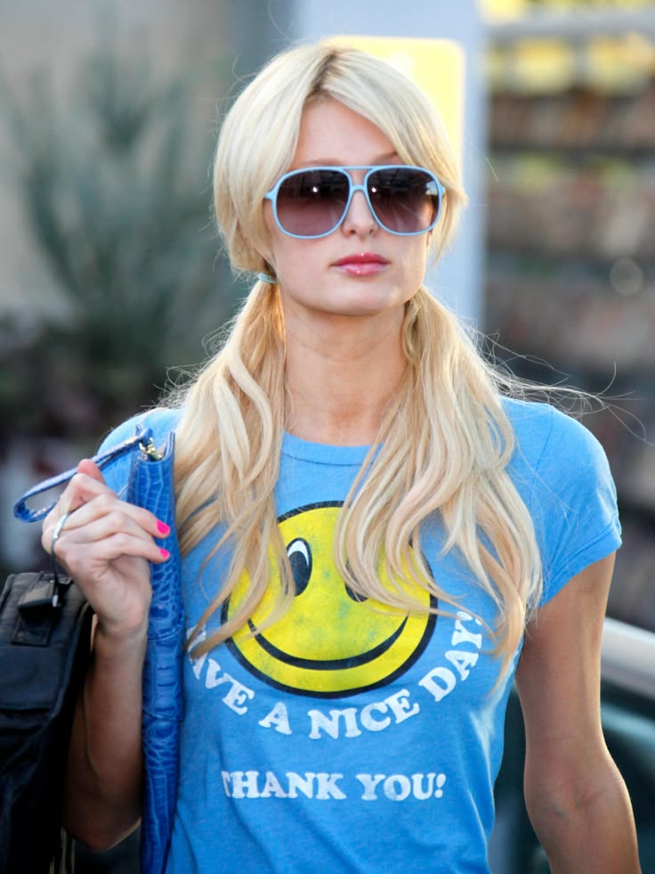 Have A Nice Day Baby Tee (Paris Hilton)