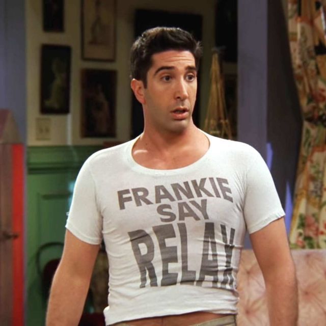 Frankie Says Relax Crop Top (Ross Geller From Friends)